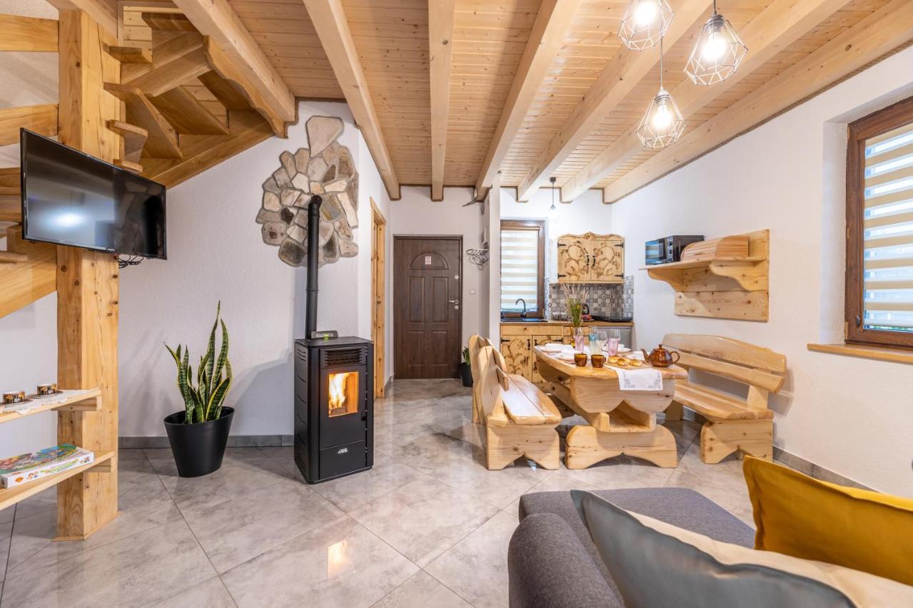 Domek Pod Holica 2 Bieszczady Ustrzyki Dolne Bagian luar foto